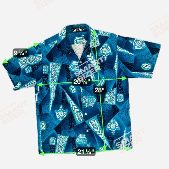 VTG 1960s Mr Kailua Blue Hawaiian Shirt Made In Hawaii Tiki Island Vibes Aloha - Picture 4 of 4